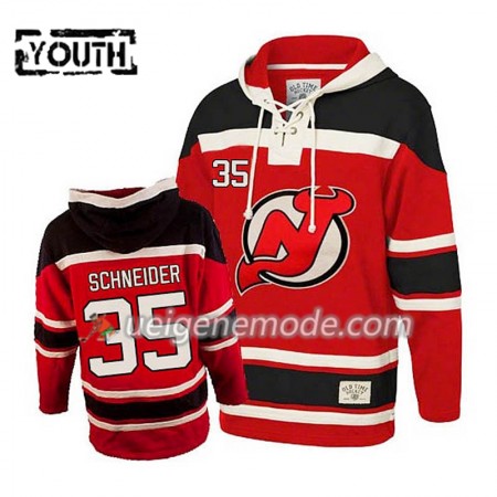 Kinder Eishockey New Jersey Devils Cory Schneider 35 Rot Sawyer Hooded Sweatshirt